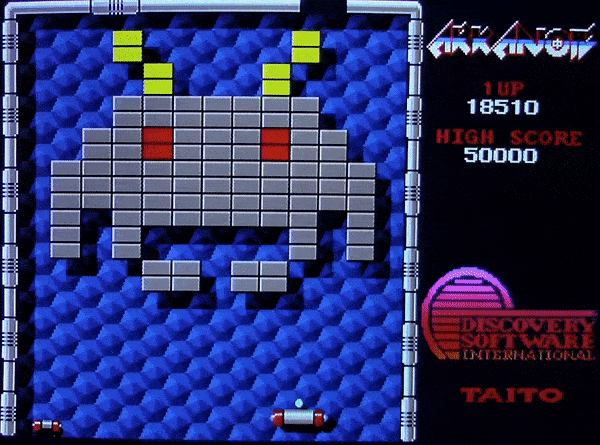 Arkanoid is my last working orginal video game. Gauntlet stopped working back in 2018.
