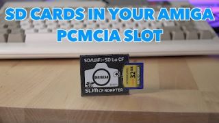 SD Cards in the Amiga PCMCIA slot - Digigear SD to CF adapter review