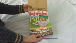 Unboxing of Amiga Future magazine Issue 118 in 3D