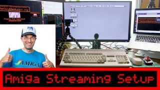 Bill's Commodore Amiga Live Streaming Setup