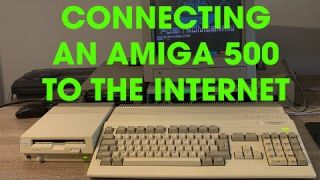 Commodore Amiga 500 Connects To The Internet! (WiModem232)