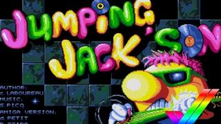 Gameplay: Jumping jackson for Commodore Amiga 500 - YouTube